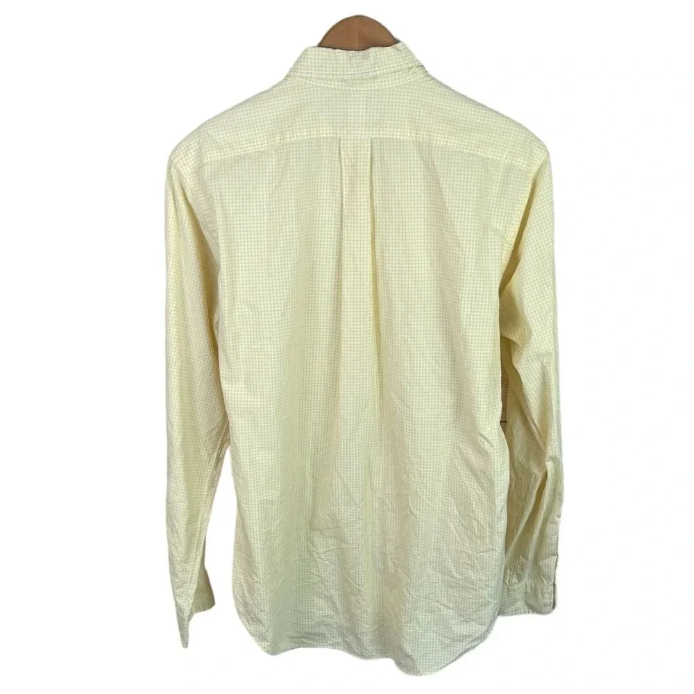 BF1220 Mens Polo Ralph Lauren Designer Classic Fit Dress Shirt 15.5 34/35 L